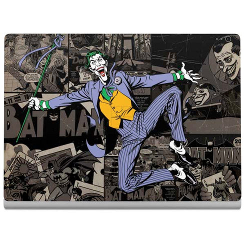 DC Comics The Joker Vintage Action pose pattern Surface Book 2 13.5in Skin
